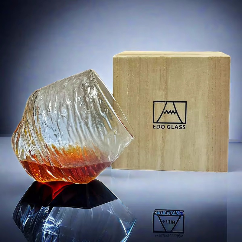 Japan 3D Mountain Whiskey Glas - Yamazaki Home Bathroom Storage 评论和价格