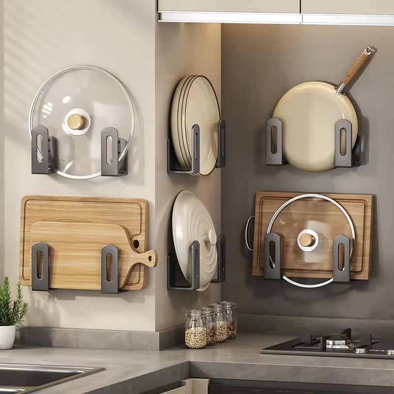 2pcs/set Pot Lid Rack Pot Cove - Tiny Home Bathroom Kitchen 评论和价格