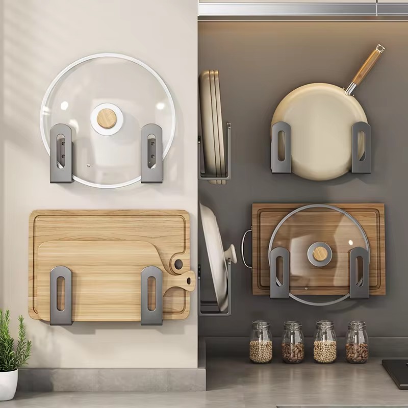 2pcs/set Pot Lid Rack Pot Cove - Tiny Home Bathroom Kitchen 评论和价格