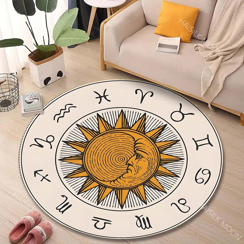 1PC Zodiac signs around sun im - Home Bathroom Images 评论和价格