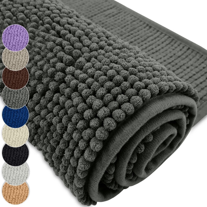 Chenille Bath Mat Water Absorb - Zara Home Bathroom Mat 评论和价格