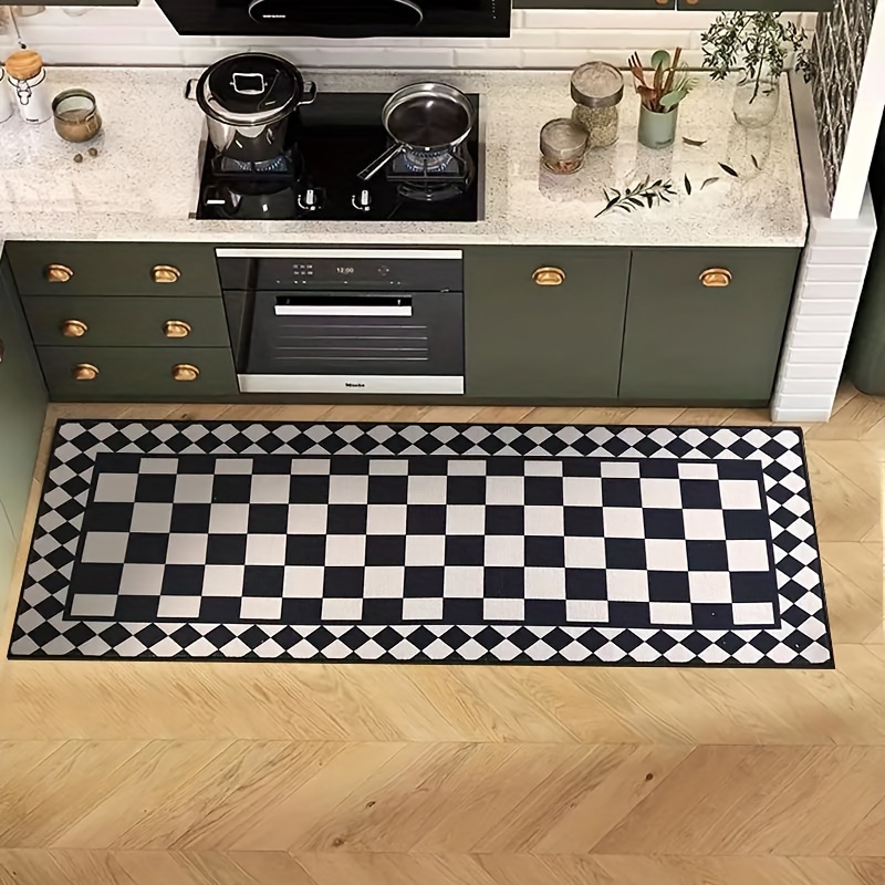 VIKAMA Black White Checkered A - Japan Bathroom.Home 评论和价格