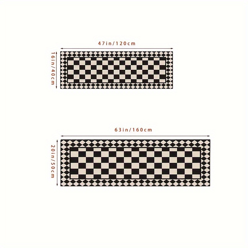VIKAMA Black White Checkered A - Japan Bathroom.Home 评论和价格