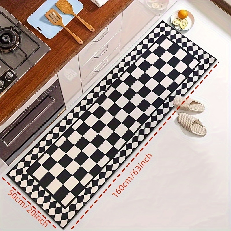 VIKAMA Black White Checkered A - Japan Bathroom.Home 评论和价格