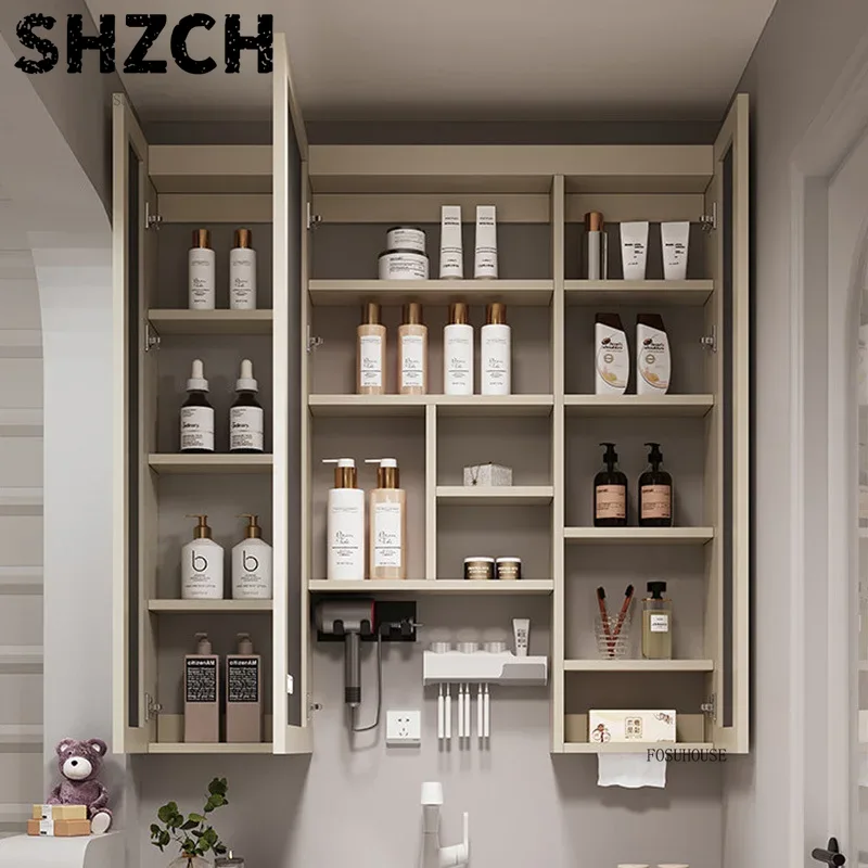 Modern Thickened Bathroom Mirr - Home Bathroom Cabinets 评论和价格