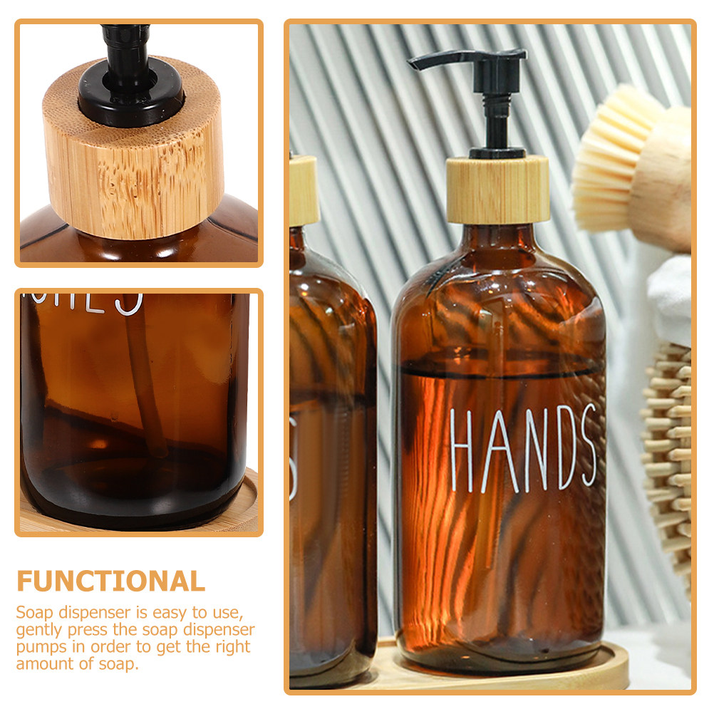 500Ml Refillable Glass Soap Di - Home Bathroom Soap Dispenser 评论和价格