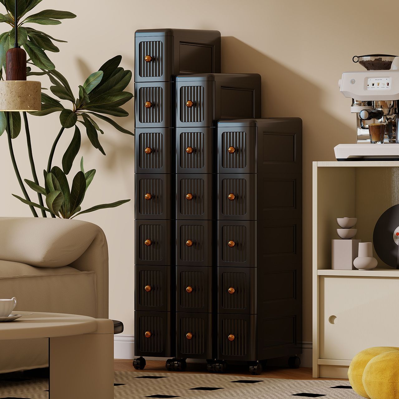 15CM Narrow Gap Drawer Storage - Home Bathroom Cabinets 评论和价格