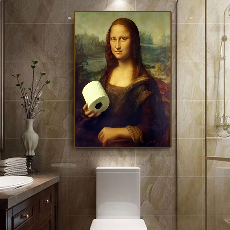 1pc Funny Abstract Bathroom To - Home Bathroom Toilet 评论和价格