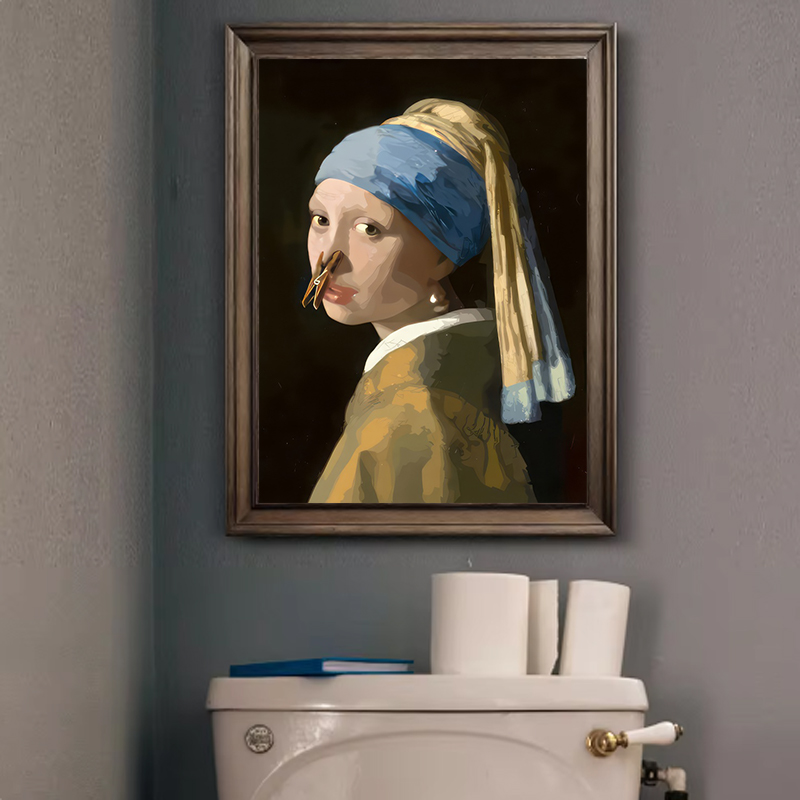 1pc Funny Abstract Bathroom To - Home Bathroom Toilet 评论和价格