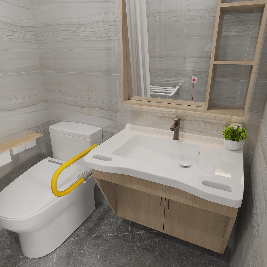 Elderly bathroom cabinet Nursi - Home Bathroom Remodel 评论和价格