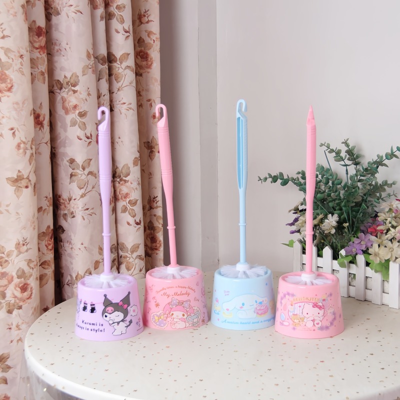 Hello Kitty Long-Handled Soft- - Home Bathroom Cleaning Kit 评论和价格