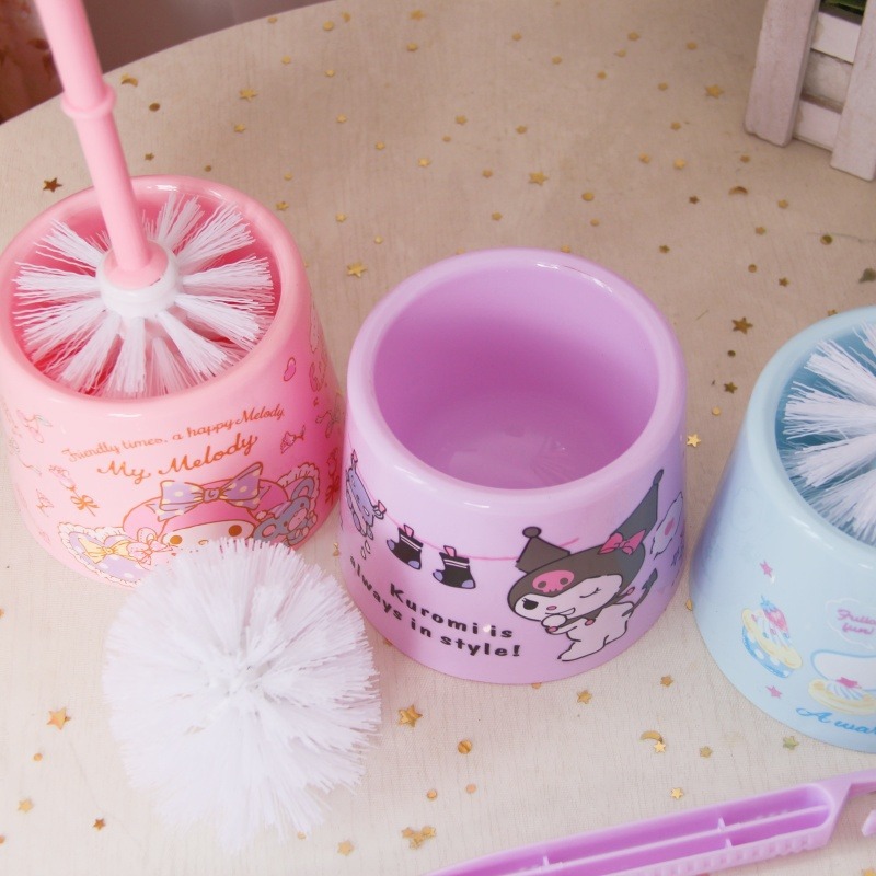Hello Kitty Long-Handled Soft- - Home Bathroom Cleaning Kit 评论和价格
