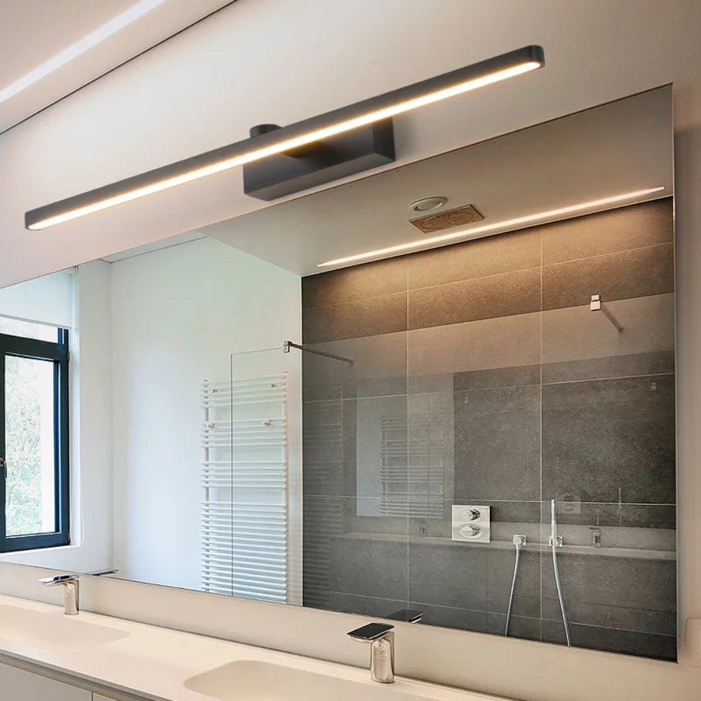 JOYINLED 40CM Black LED Mirror - Home Bathroom Cabinets 评论和价格