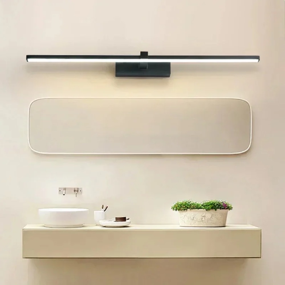 JOYINLED 40CM Black LED Mirror - Home Bathroom Cabinets 评论和价格