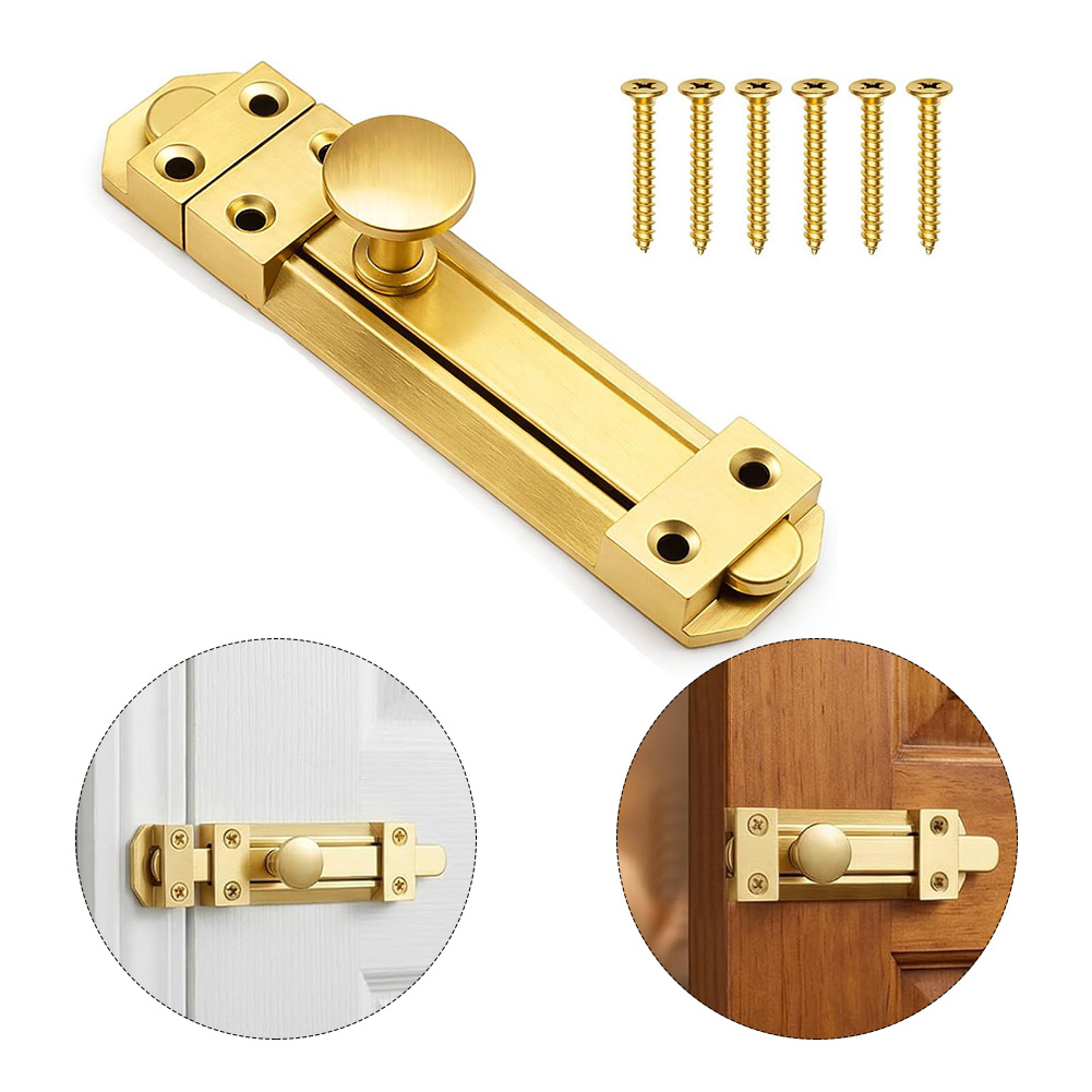 5 Inch Solid Brass Sliding Doo - Home Bathroom Cabinets 评论和价格