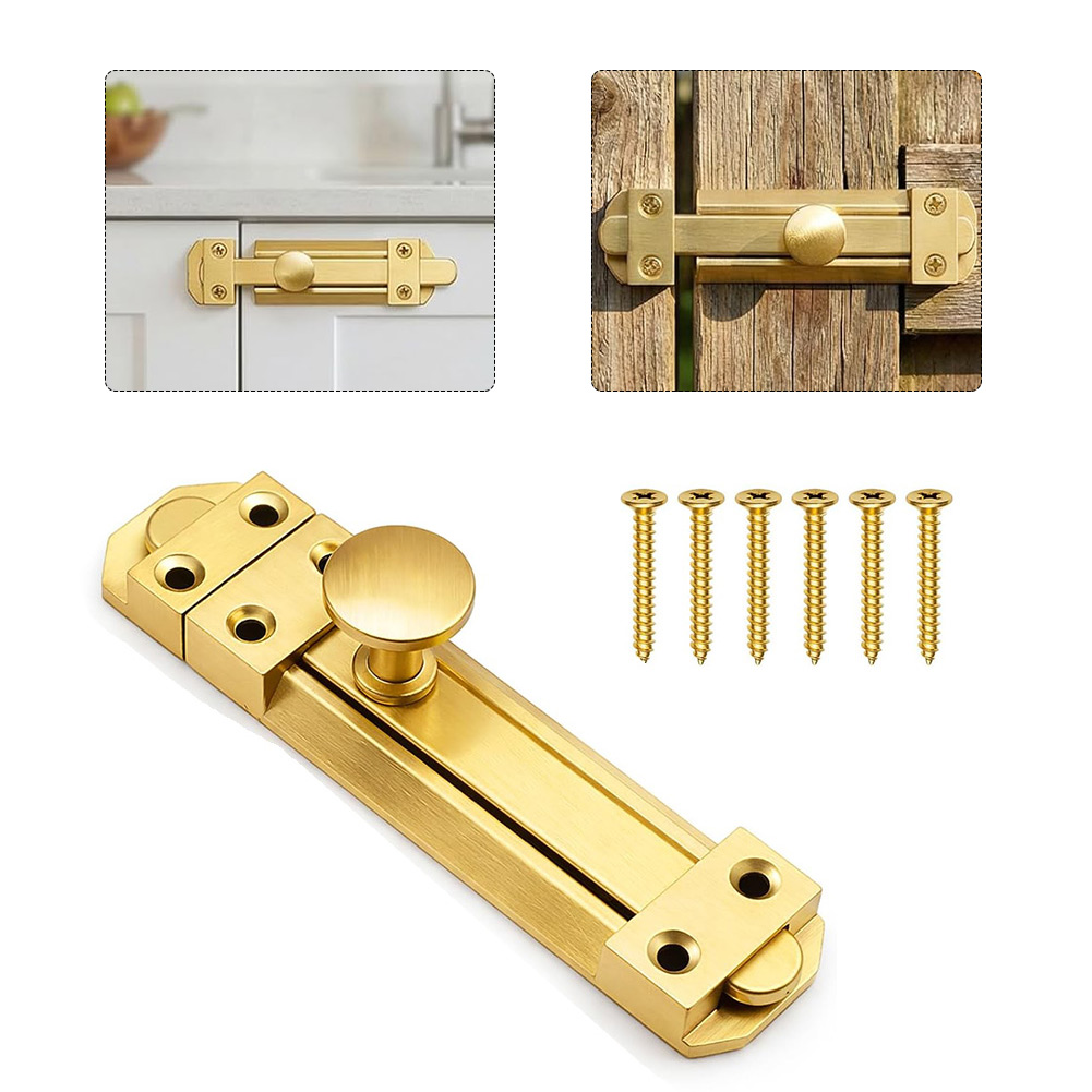 5 Inch Solid Brass Sliding Doo - Home Bathroom Cabinets 评论和价格