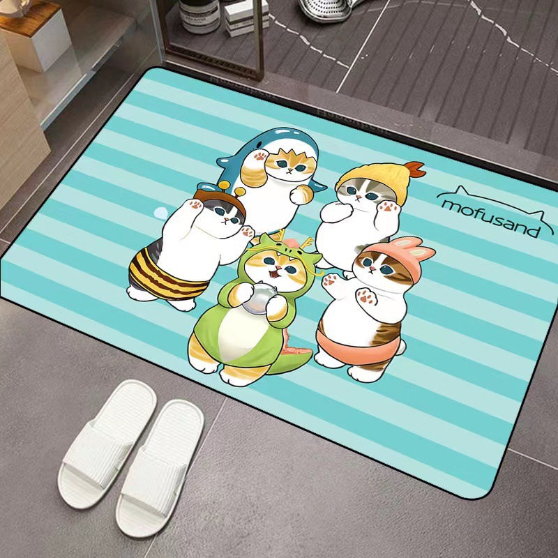 Mofusand Cartoon Diatom Mud Ab - Home Bathroom Toilet 评论和价格