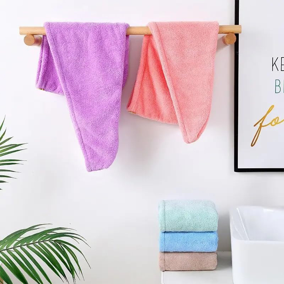 1PC Coral Fleece Hair Towel Wr - Home Bathroom Equipment 评论和价格