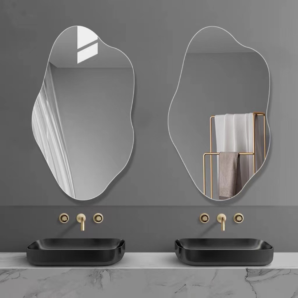 Irregular Bathroom Wall Mirror - Home Goods Bathroom Mirrors 评论和价格
