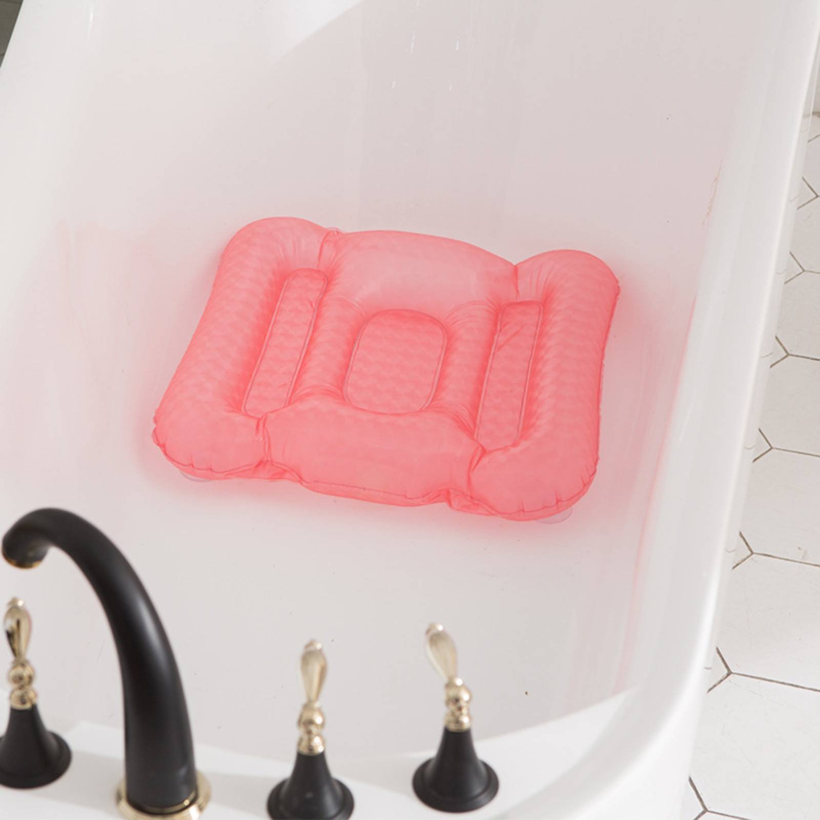 Bathtub Booster Pad Shimmery F - Bathtub Pillow Inflatable 评论和价格