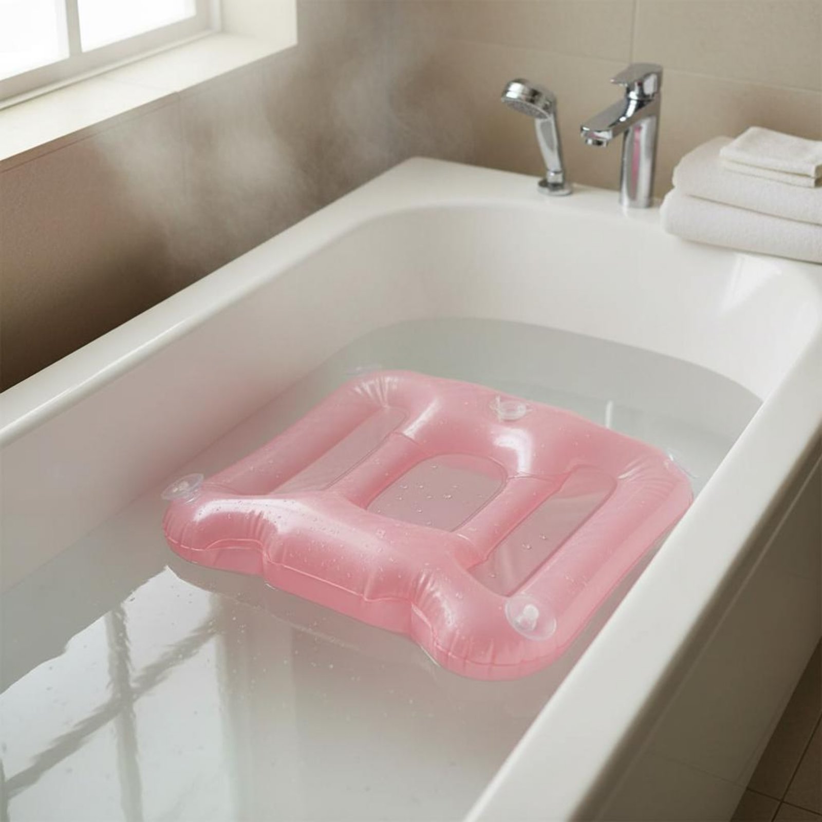 Bathtub Booster Pad Shimmery F - Bathtub Pillow Inflatable 评论和价格