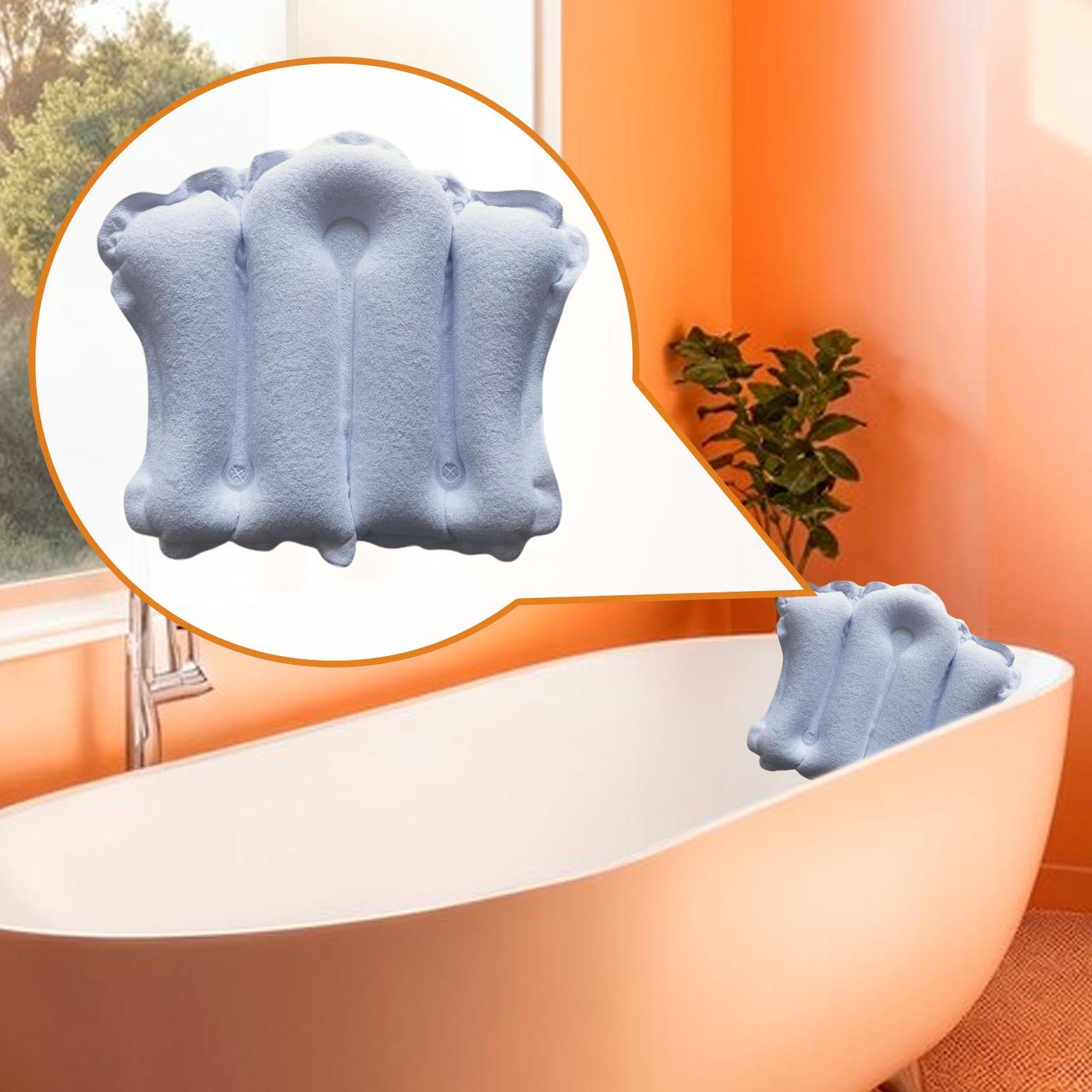 Inflatable Bath Pillow, Tub Pi - Bathtub Pillow Inflatable 评论和价格