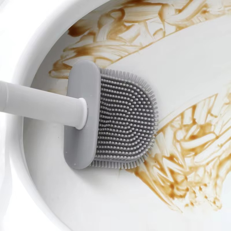 1PC Black Wall Mounted Toilet  - Home Bathroom Cleaning Kit 评论和价格