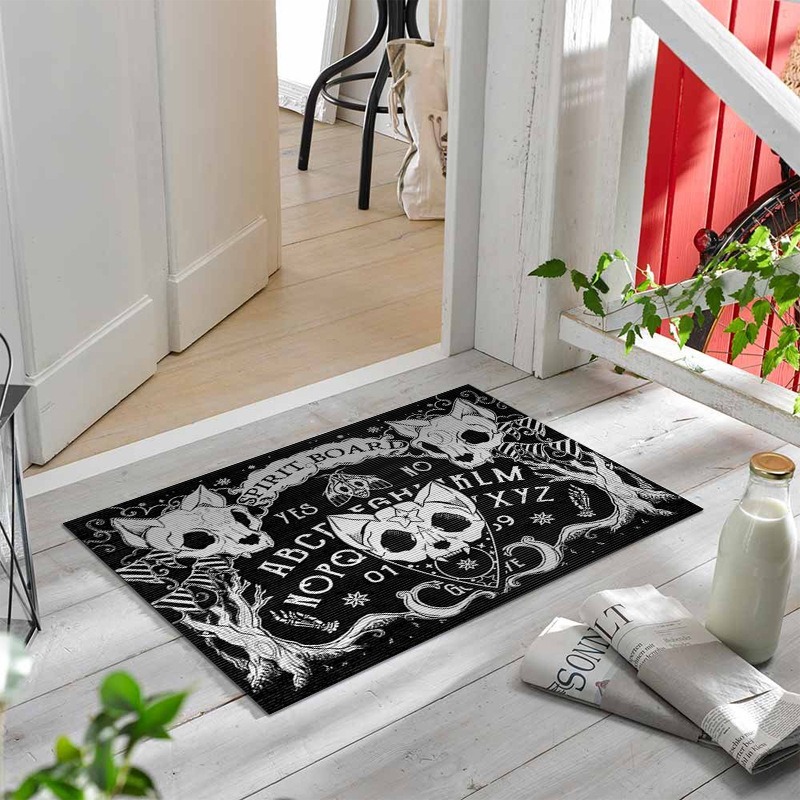 Dark Gothic Floor Mat for Hous - Zara Home Bathroom Mat 评论和价格