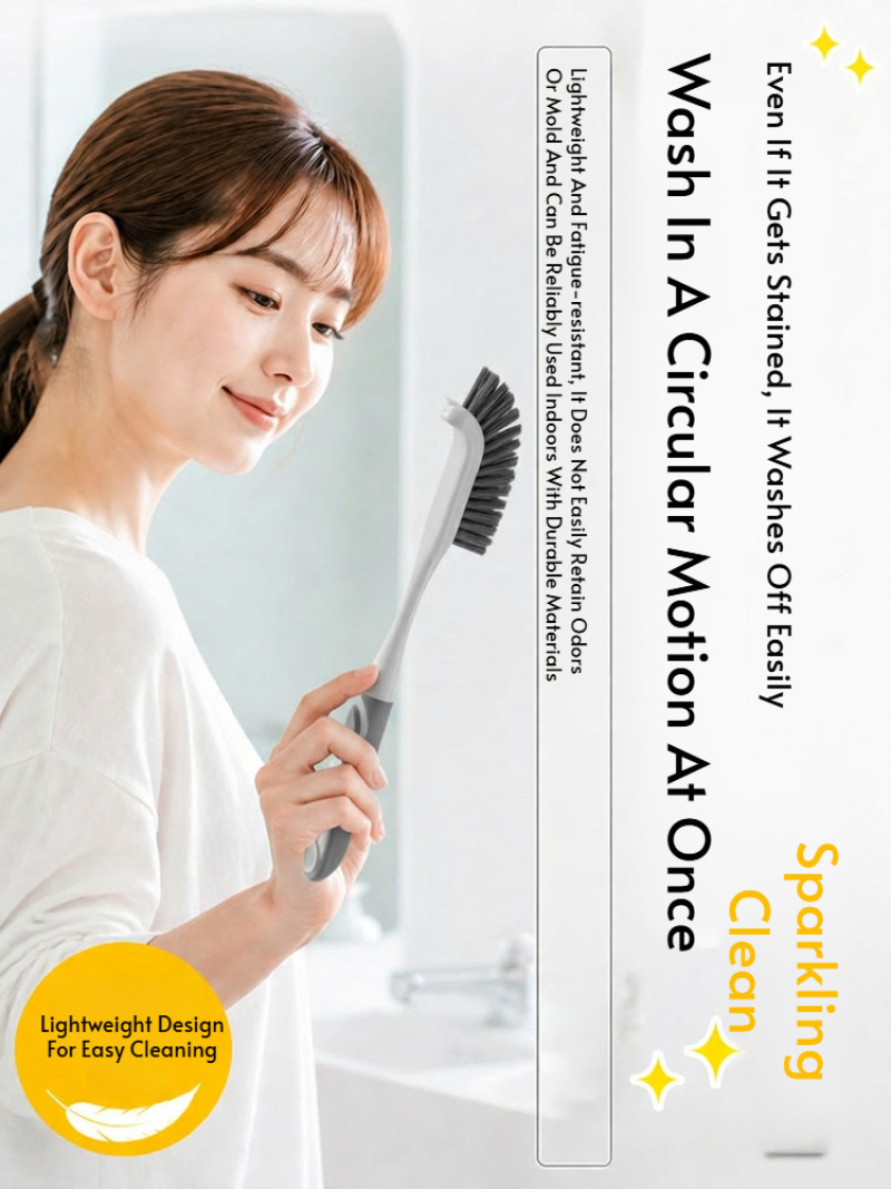 Scrub Brush Set with Hard Bris - Home Bathroom Cleaning Kit 评论和价格