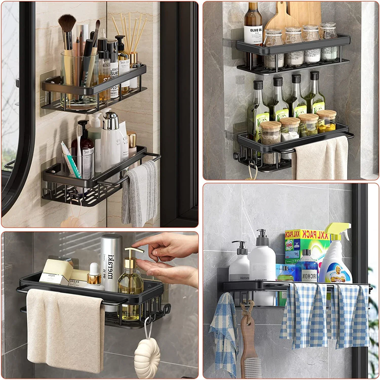 Bathroom Shelf Kitchen Storage - Tiny Home Bathroom Kitchen 评论和价格